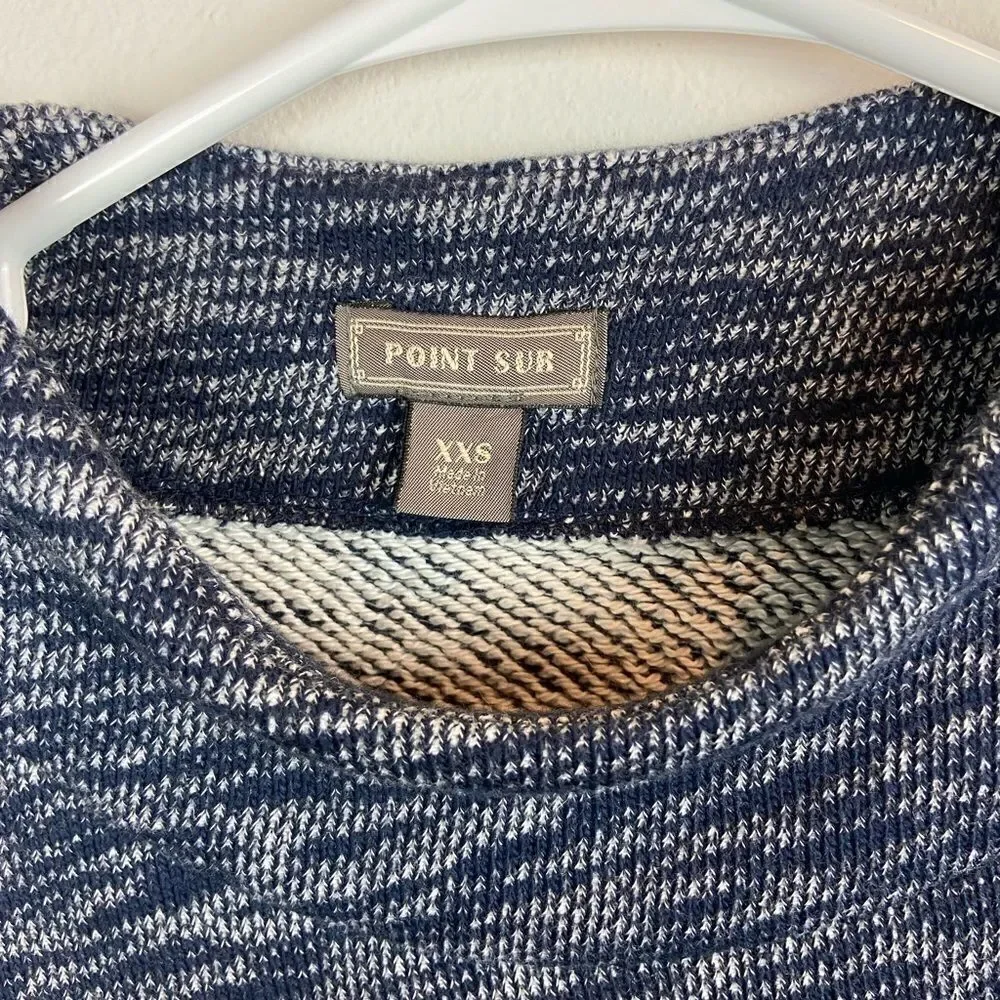 Point Sur Button-Sleeve Knit Sweater